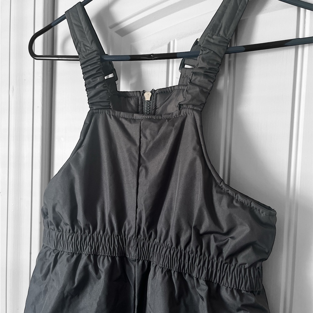 Snow Overalls Insulated Elastic Waist Zipper Adjustable Length Girls Sz 6 6X - Picture 3 of 9